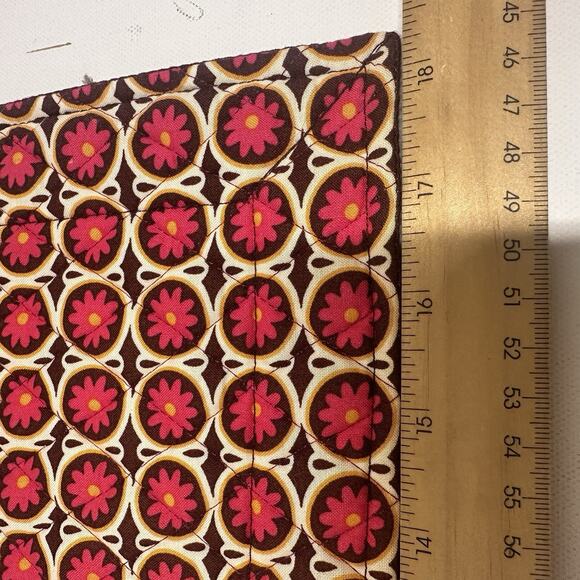 Vera Bradley Carnaby Placemats & Napkins Set of 12 Floral Quilted MONOGRAMMED P - Picture 8 of 16